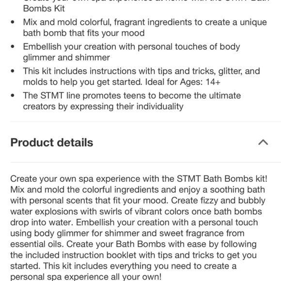 STMT D.I.Y. Bath Bombs kit new in sealed box - Picture 5 of 8